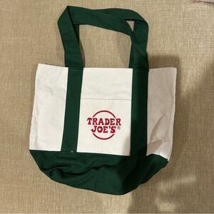 Brand New Trader Joe's Green Mini Tote Bag
